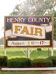 Henry County Fair Sign